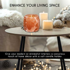 Himalayan Pink Salt Tea Light Holder by Pride of India