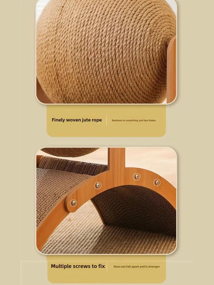 SisalSpin™ Cat Ball  — Playful Scratching & Exercise