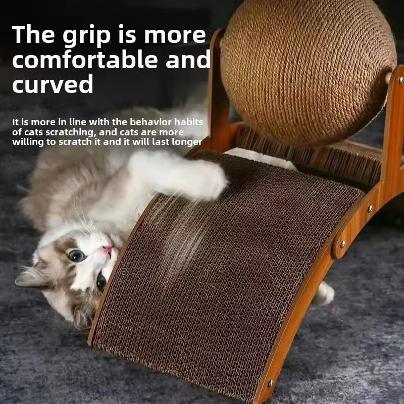 SisalSpin™ Cat Ball  — Playful Scratching & Exercise