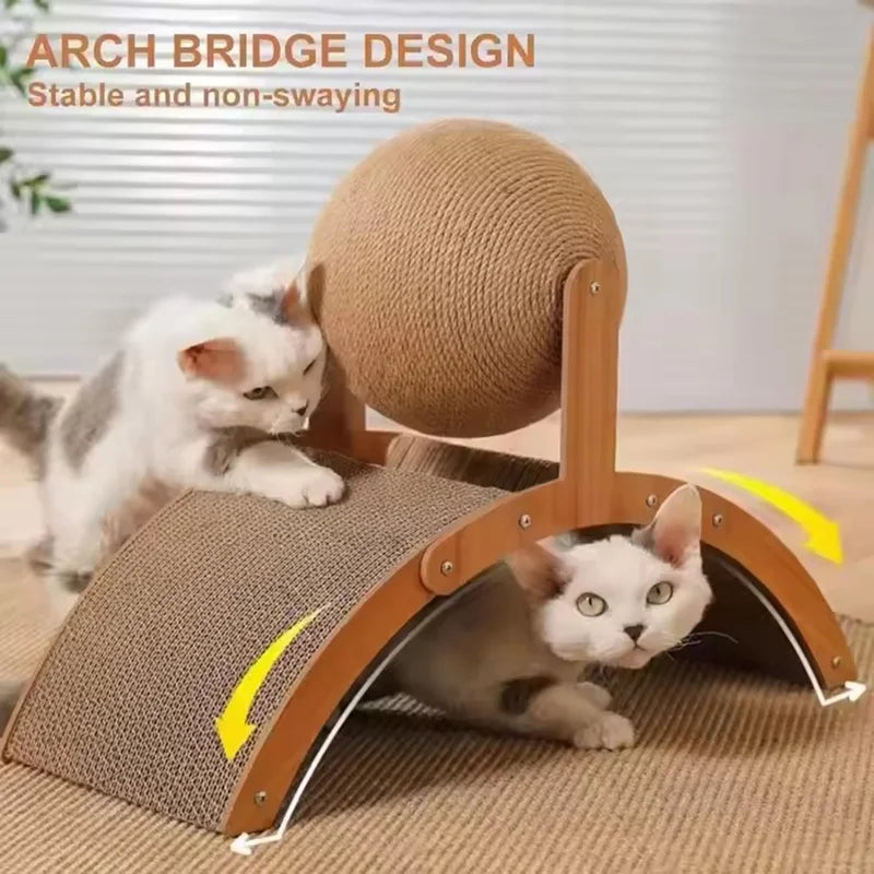 SisalSpin™ Cat Ball  — Playful Scratching & Exercise