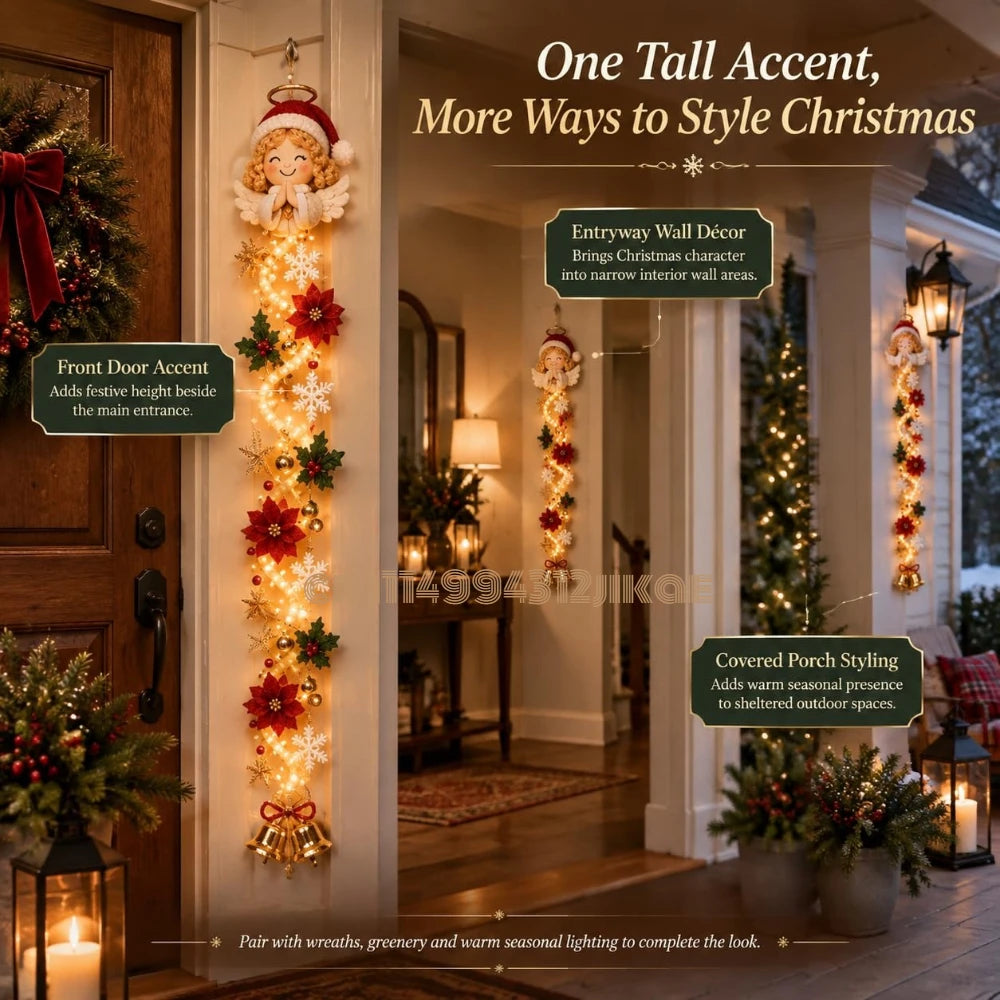 MerryCascade™ Door Hanger — Glowing Christmas Cheer