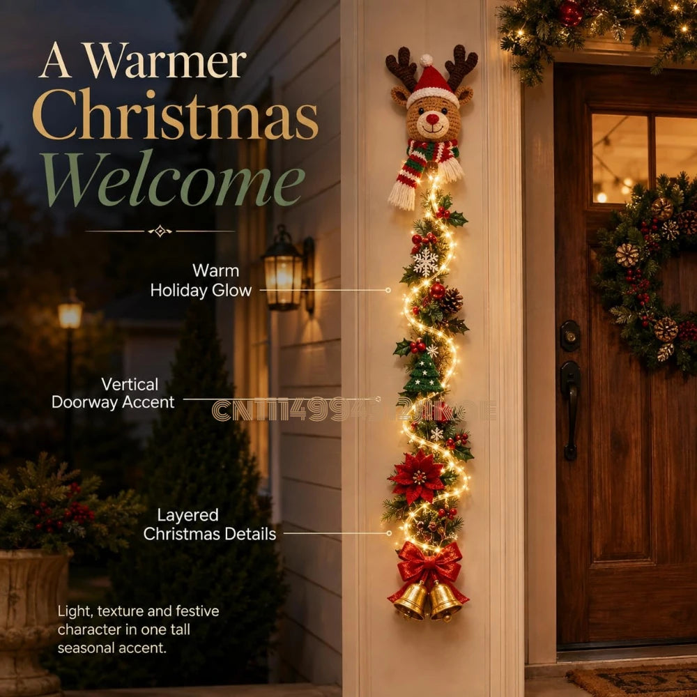 MerryCascade™ Door Hanger — Glowing Christmas Cheer