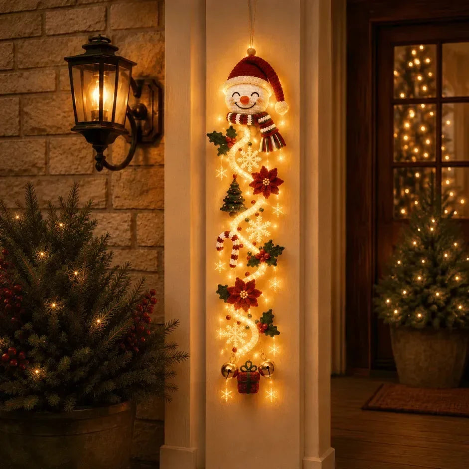 MerryCascade™ Door Hanger — Glowing Christmas Cheer