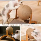 SisalSpin™ Cat Ball  — Playful Scratching & Exercise