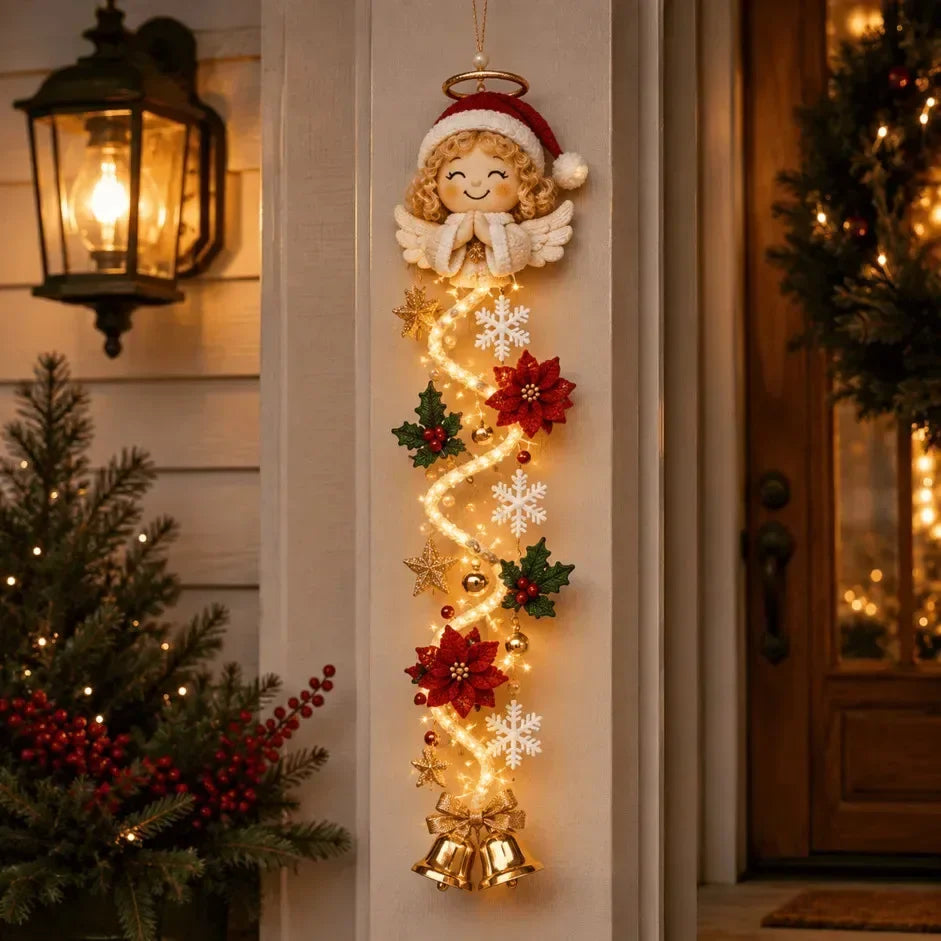 MerryCascade™ Door Hanger — Glowing Christmas Cheer