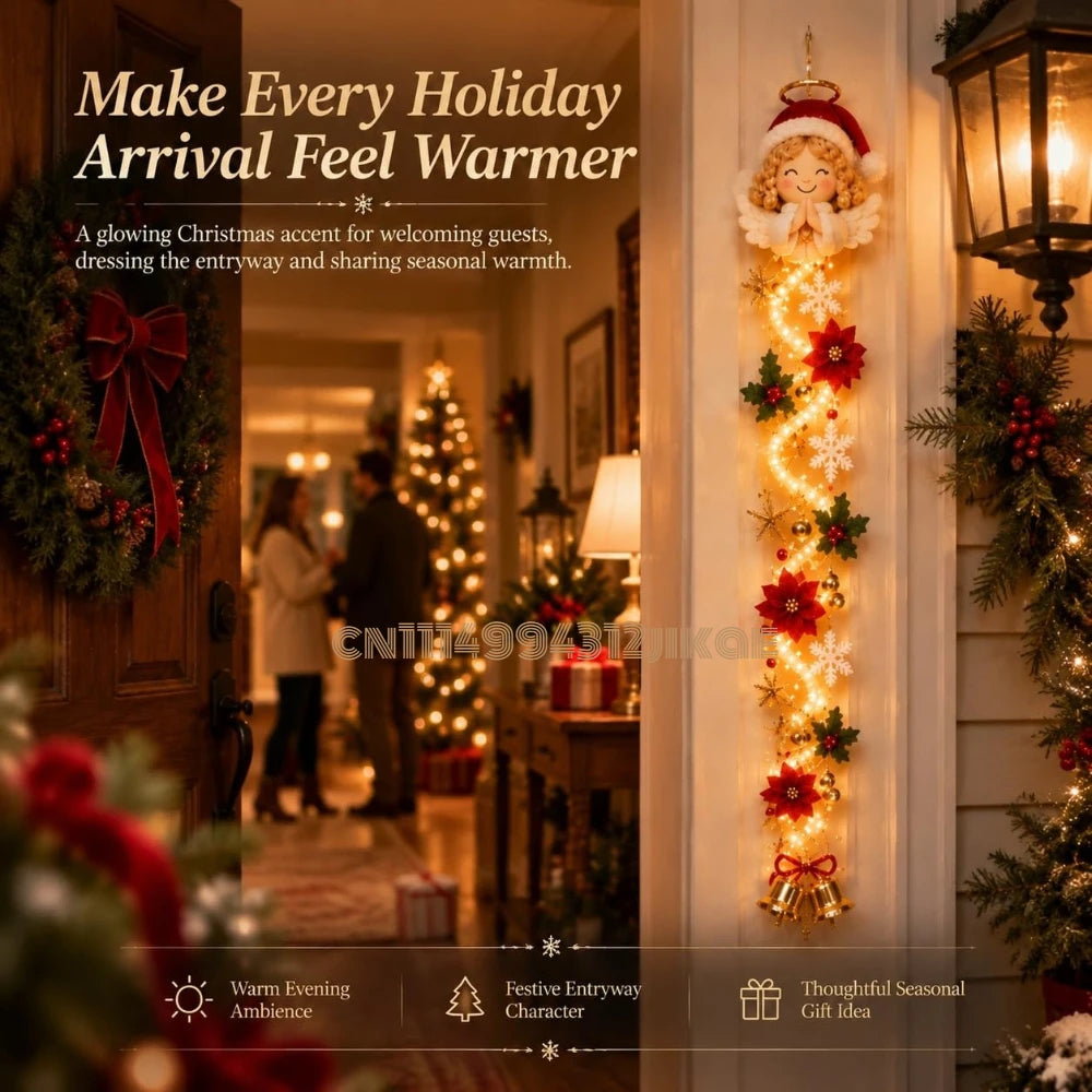 MerryCascade™ Door Hanger — Glowing Christmas Cheer