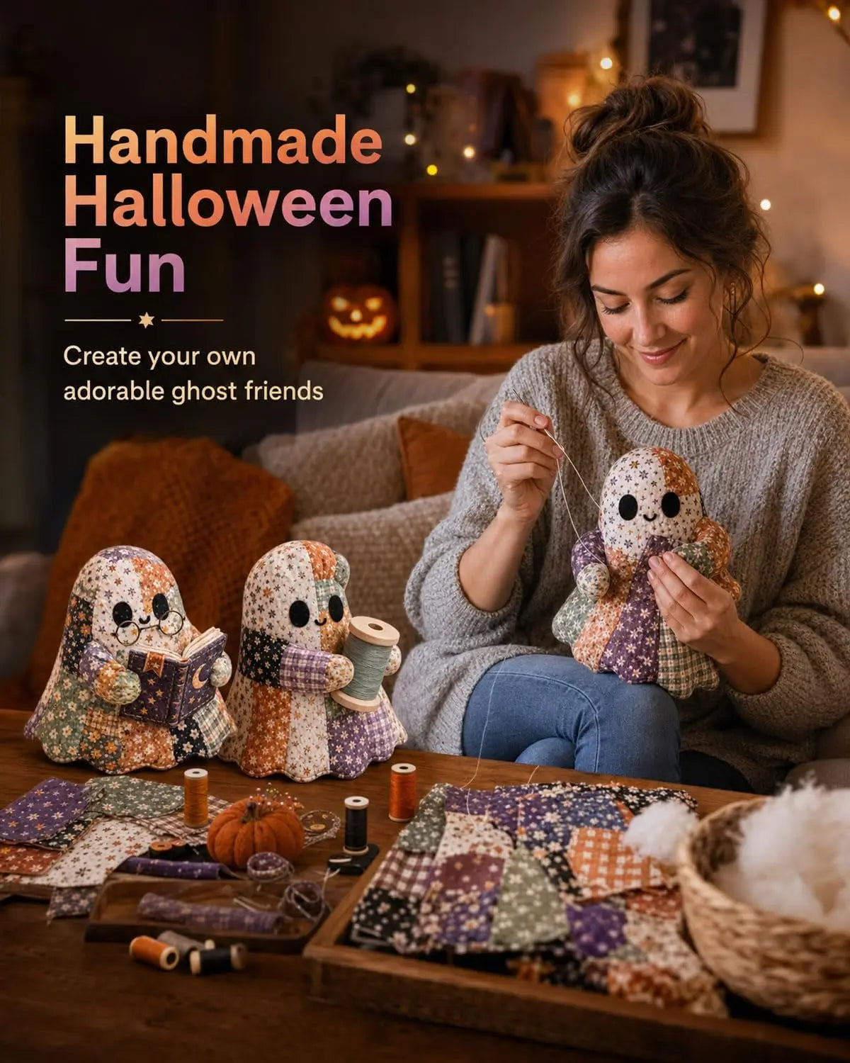 GhostStitch™ DIY Kit — Craft Cozy Halloween Magic